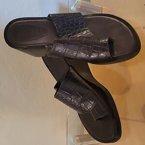 Lauren by Ralph Lauren wedge sandles SZ 8B